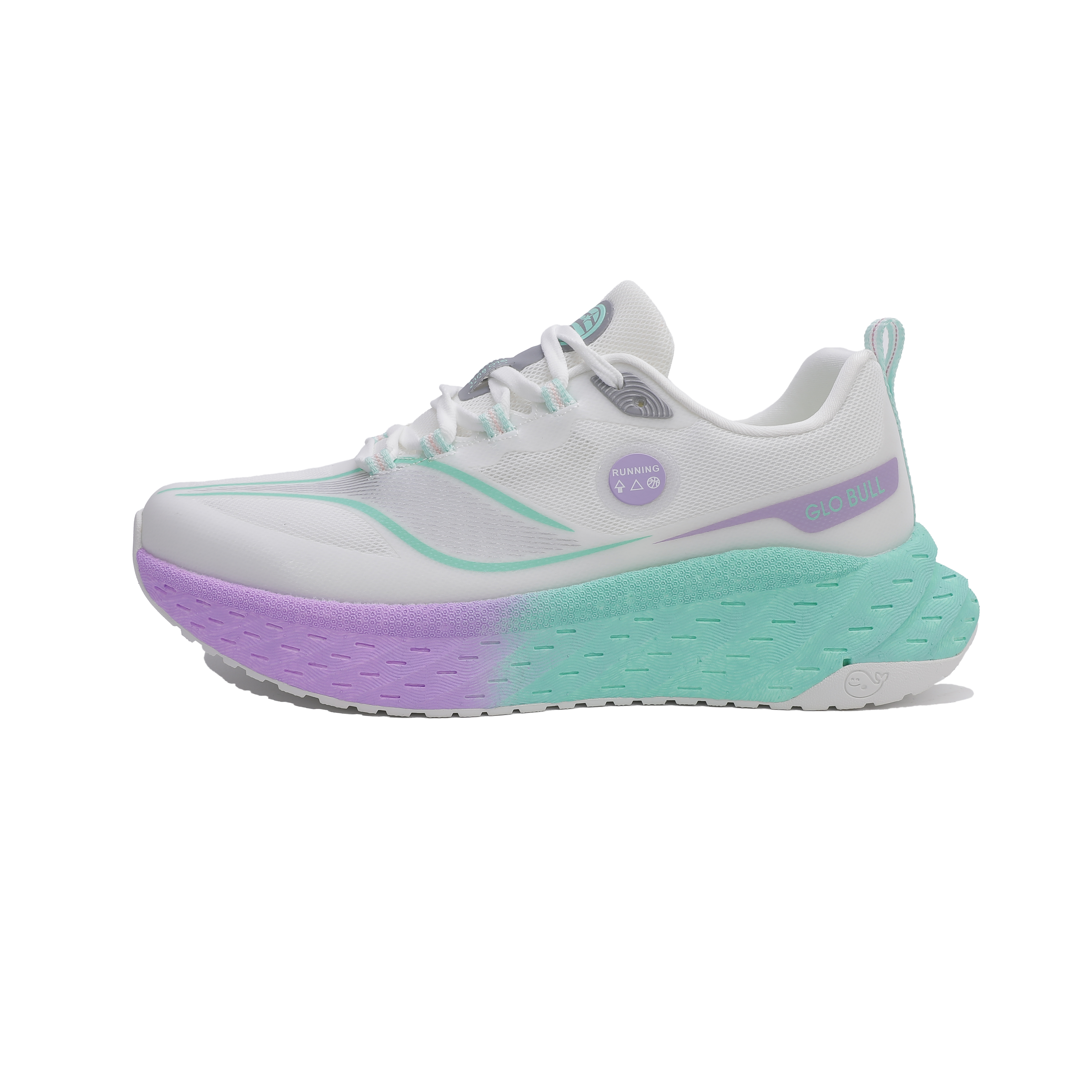 GLO BULL Cushioning Slip Resistant Abrasion Resistant Breathable Lightweight Rebound