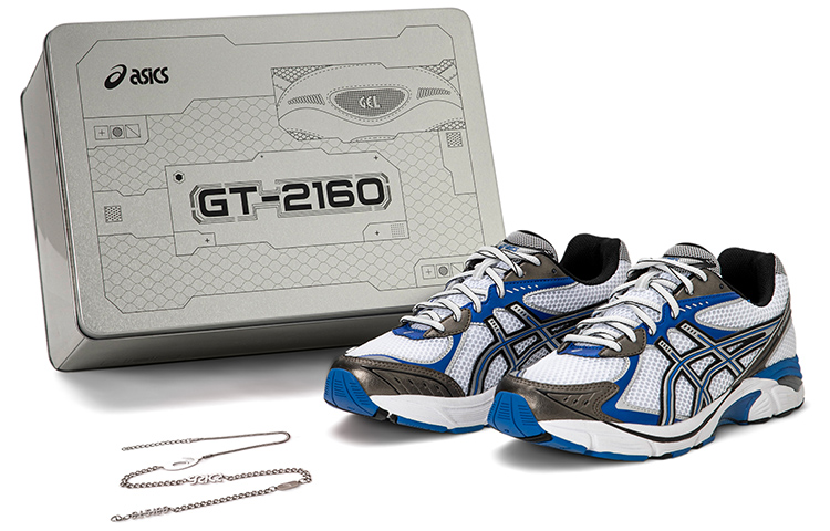 Кроссовки Asics GT-2160 Y2K (сине-белые)