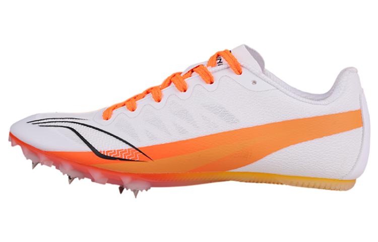 Li Ning Cushioning, Wear Resistant Low top Running Shoes Unisex Fiery Flame Orange