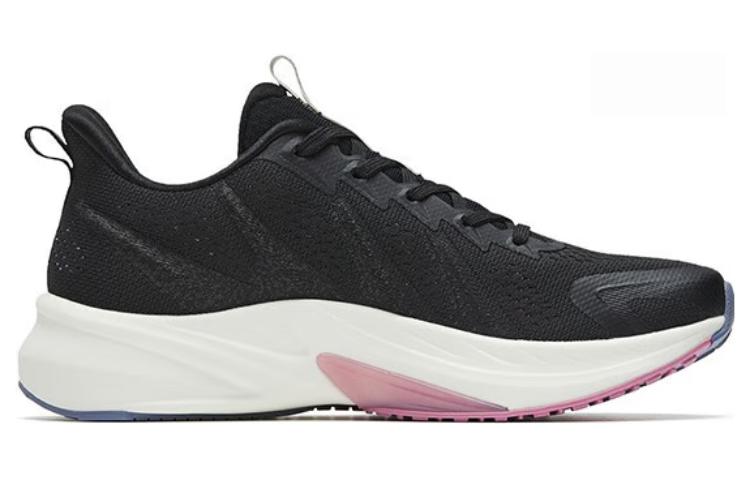 Anta Rocket 4.0 Cushioned Wear-Resistant Breathable Low-Top Running Shoes Women’s Black Purple