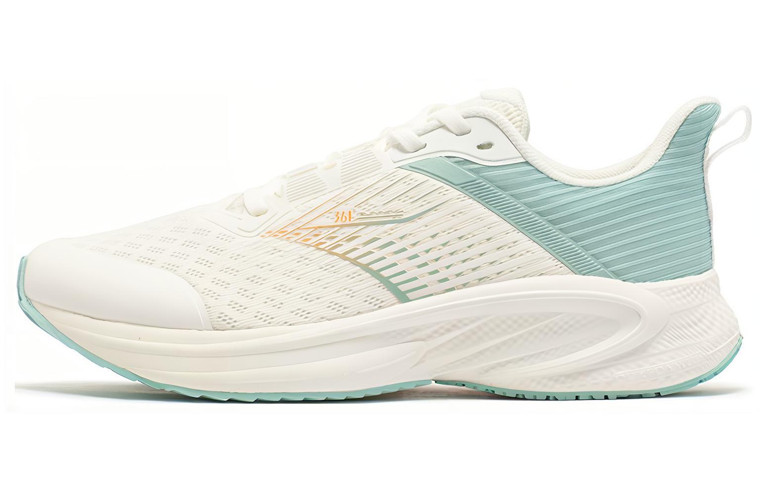 361° Comfortable Cushioning, Wear Resistant Low top Running Shoes Women’s White Green