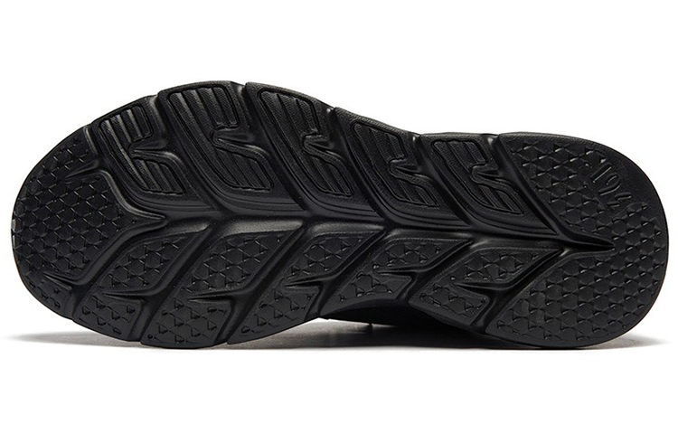 361° Cushioning Abrasion Resistant Slip Resistant Low top Running Shoes Men’s Black Gold Fitness