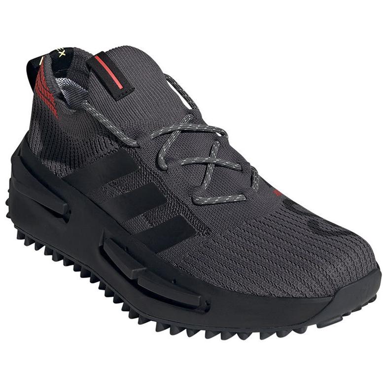 Adidas Originals NMD S1 Slip Resistant Abrasion Resistant Low top Casual Running Shoes Unisex Black Gray