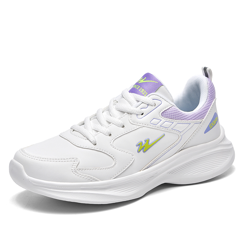 Binary Cushioning Rebound Lightweight Slip Resistant Low top Running Shoes Women’s Beige Green Purple
