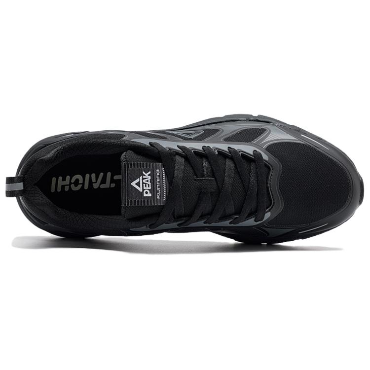 PEAK Cushioning Abrasion Resistant Support Low top Running Shoes Men’s Black Paloma Gray