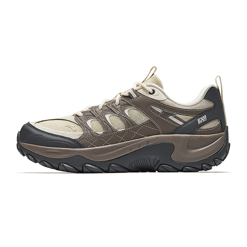 Anta Cushioning Breathable Low top Casual Running Shoes Men’s Beige Gray