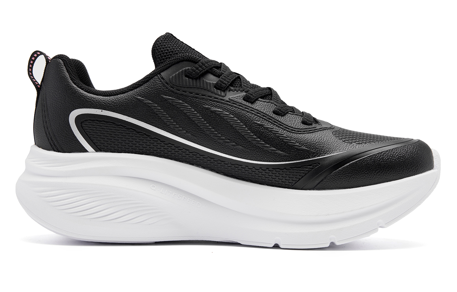 QIAODAN Flying Colors Cushioning Slip Resistant Abrasion Resistant Breathable Lightweight Height Increasing Low top