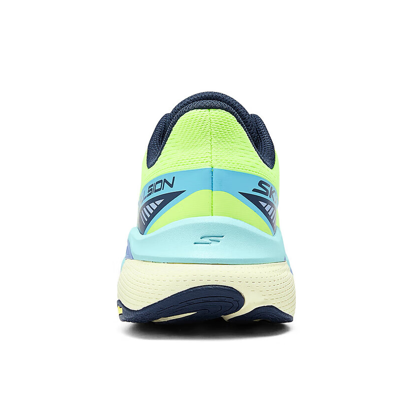 Skechers Max Cushioning Propulsion Fashion Trend Abrasion Resistant Low top Casual Shoes Women’s Green Blue