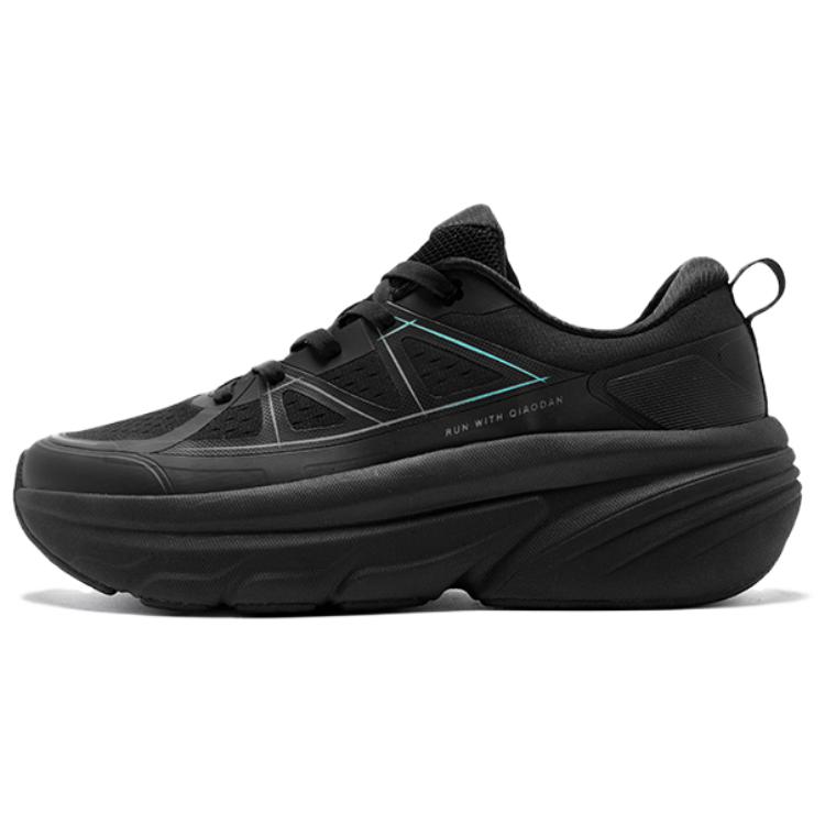 QIAODAN Cushioning Slip Resistant Breathable Low top Casual Running Shoes Women’s Black