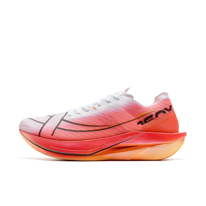 XTEP 160X 6.0 Fabric Low top Training Sprint Running Shoes Men’s Red White