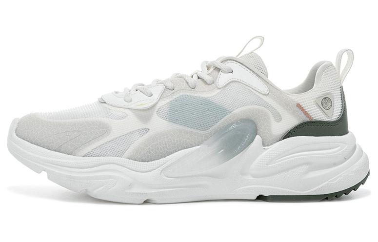 Erke Cushioning Lightweight Cushioning Lightweight Low top Running Shoes Men’s Gray White