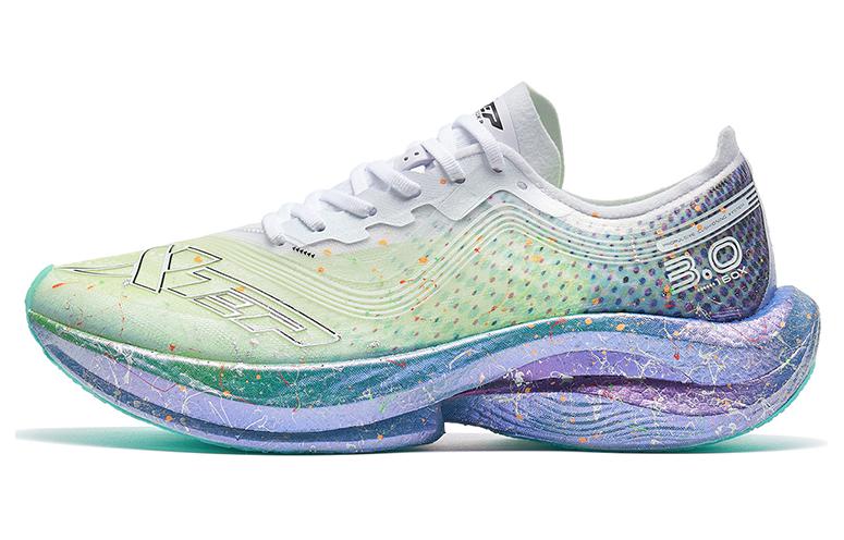 XTEP 160X 3.0 Slip Resistant Abrasion Resistant Low top Running Shoes Women’s New White Stone Teal