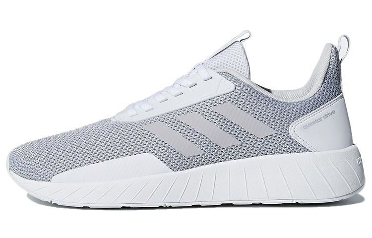 Adidas Neo Questar Abrasion Resistant Low top Running Shoes Men’s Gray White