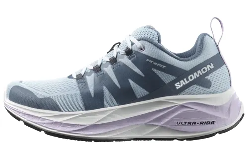 SALOMON Comfortable And Trendy Wear resistant And Lightweight Low top Running Shoes Women's Blue Purple
