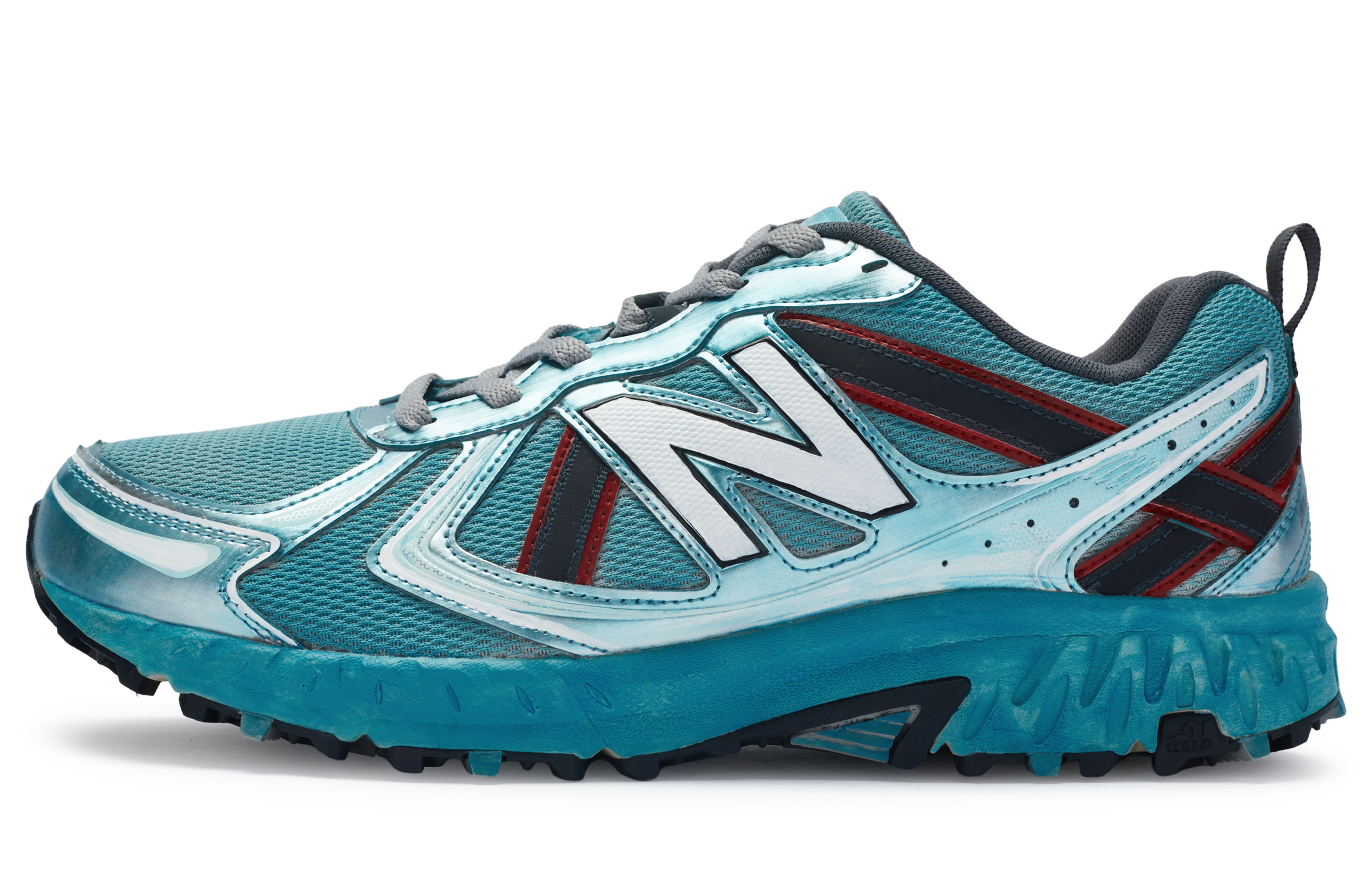 New Balance NB 410 V5 811 Manufacturing, Laser Space Low top Running Shoes Unisex Blue White