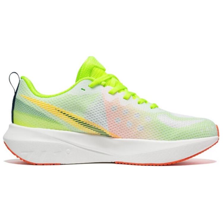 361° Abrasion Resistant Coverage Slip Resistant Low top Sprint Running Shoes Men’s Yellow Orange