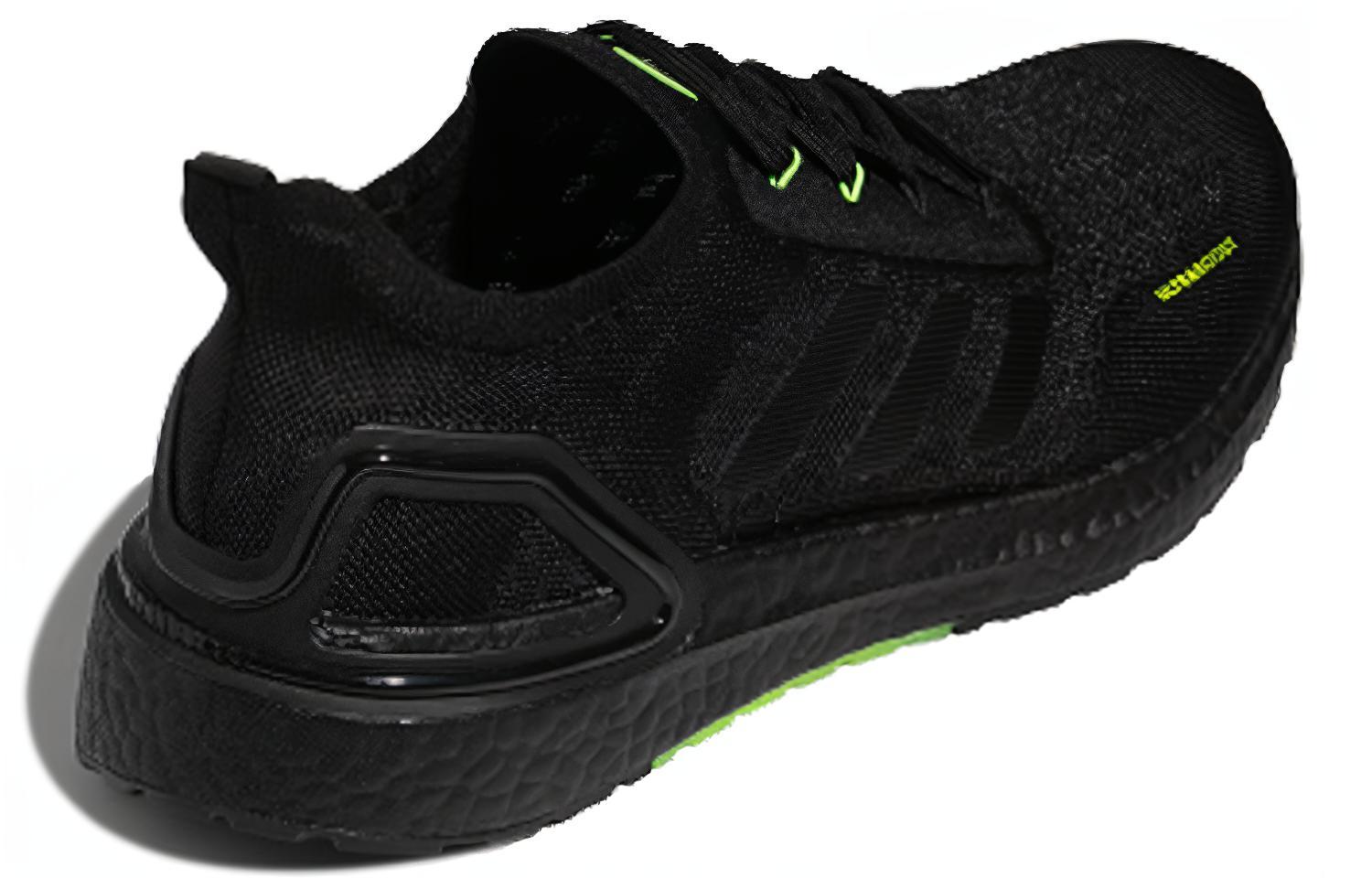 Мужские кроссовки adidas ULT (черно-зеленый) — Чёрный / зелёный — фото 4