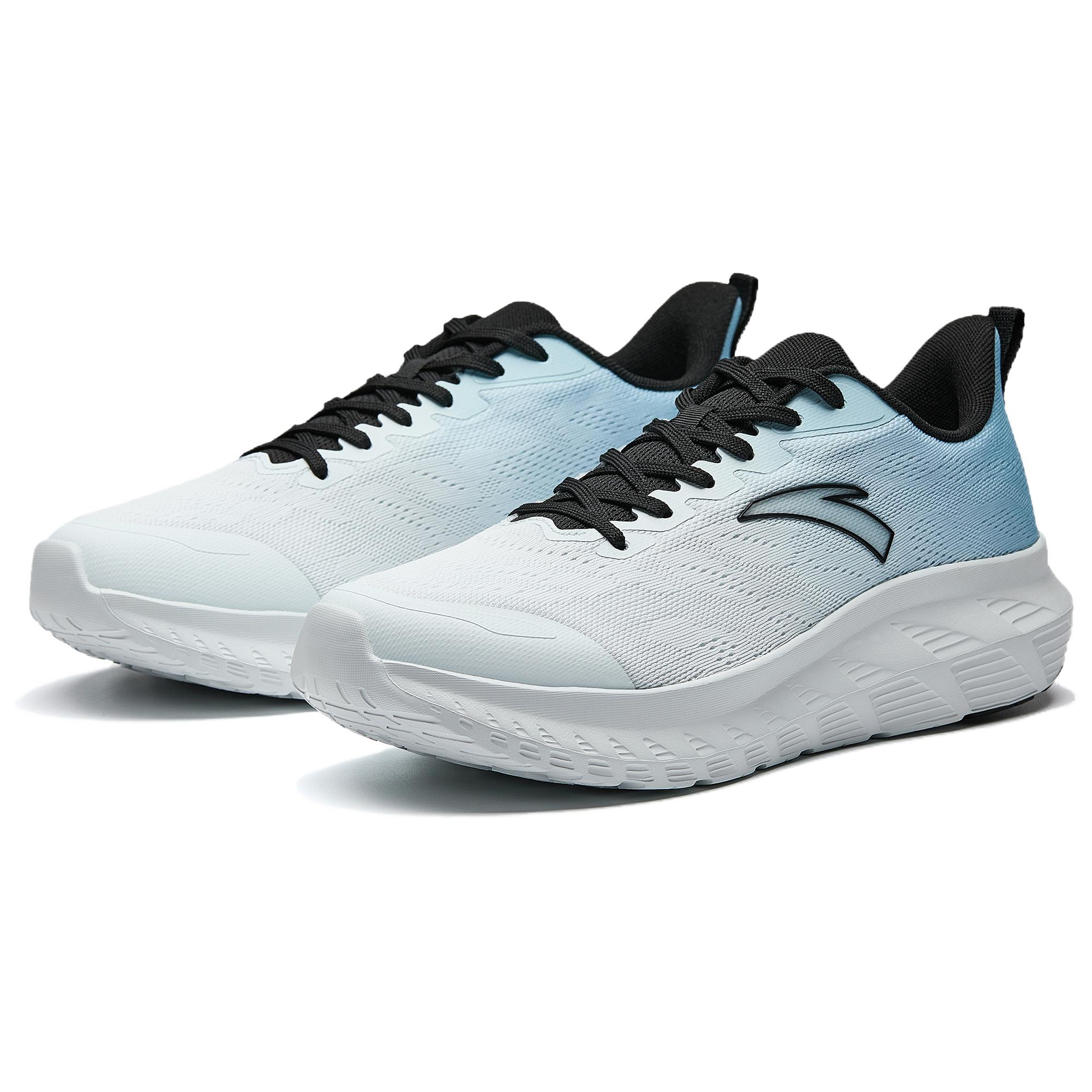Anta Cushioning Breathable Low top Casual Running Shoes Men’s White Blue