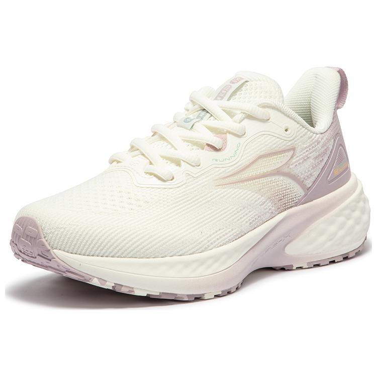 361° Cushioning Slip Resistant Low top Casual Running Shoes Women’s White Pink Purple