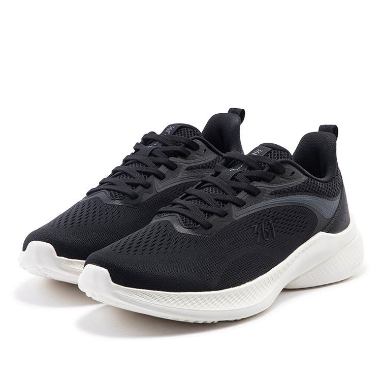 361° Blade Leaf 2.0 Mesh Cushioning Slip Resistant Low top Running Shoes Men’s Black Gray