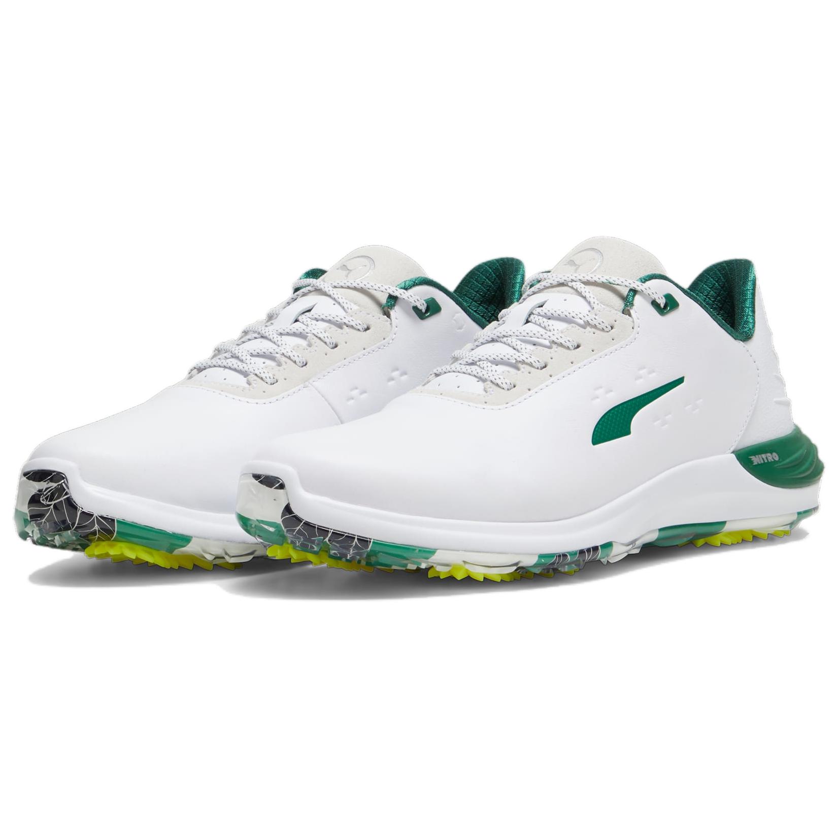 PUMA Low top Golf Shoes Men’s White Green Yellow