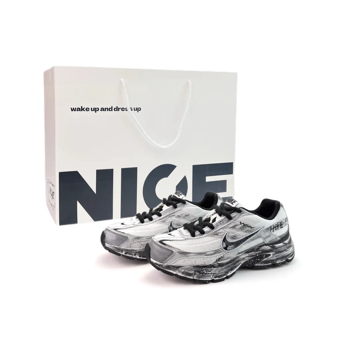 Nike Initiator Abrasion Resistant Abrasion Resistant Low top Casual City Commuting Running Shoes Unisex