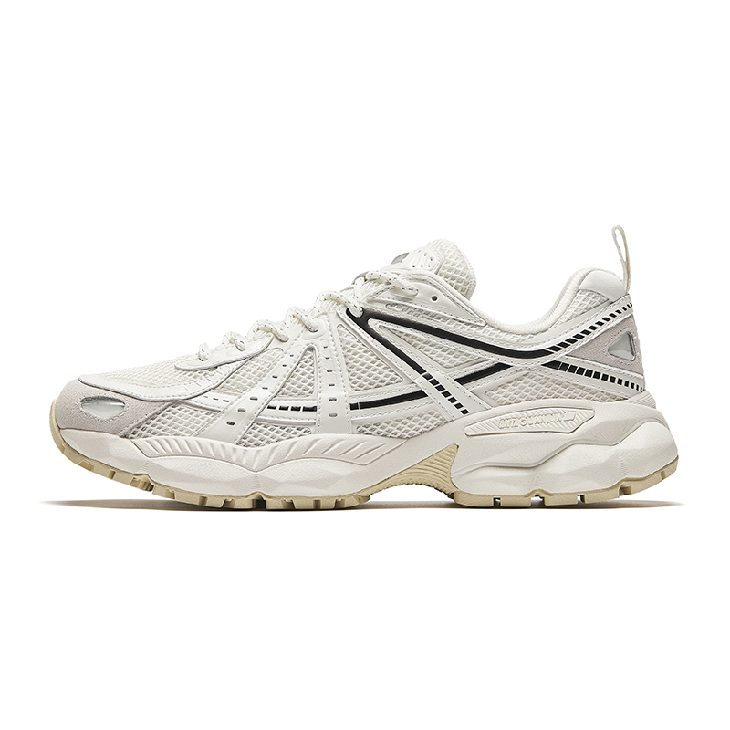 Anta Champion AG G02 Fabric Cushioning Slip Resistant Low top Running Shoes Men’s White Black