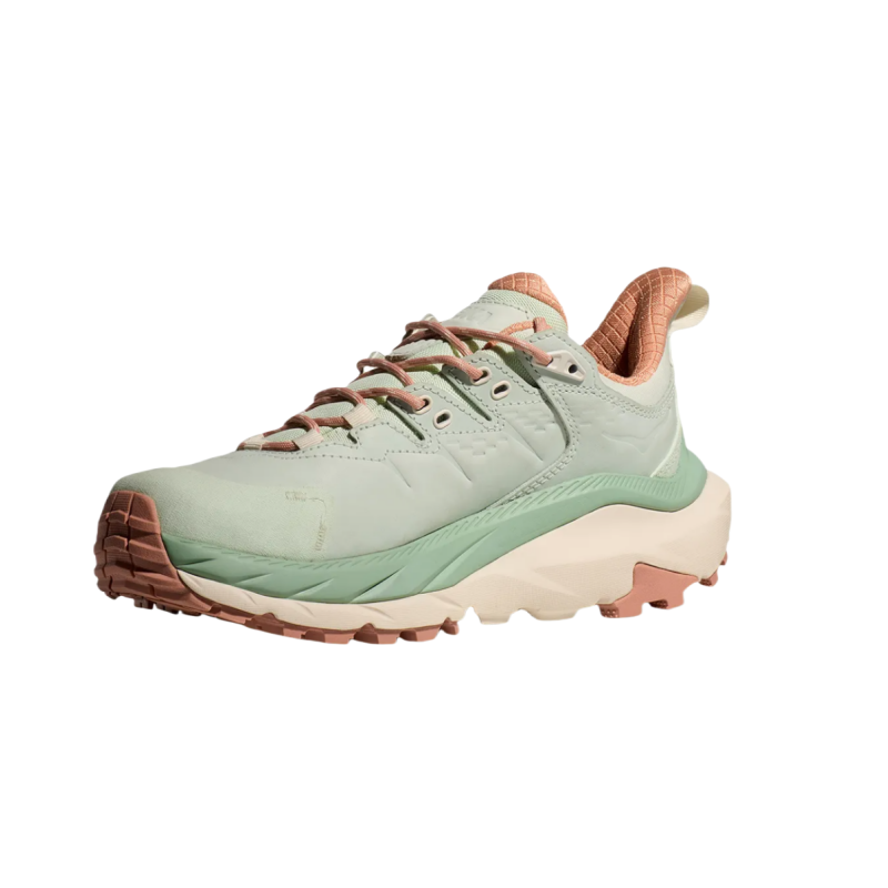 HOKA ONE ONE Kaha 2 Waterproof Balance Low top Running Shoes Unisex Green Orange