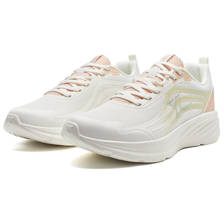 XTEP Coverage Slip Resistant Coverage Slip Resistant Low top Casual Running Shoes Women’s White Pink