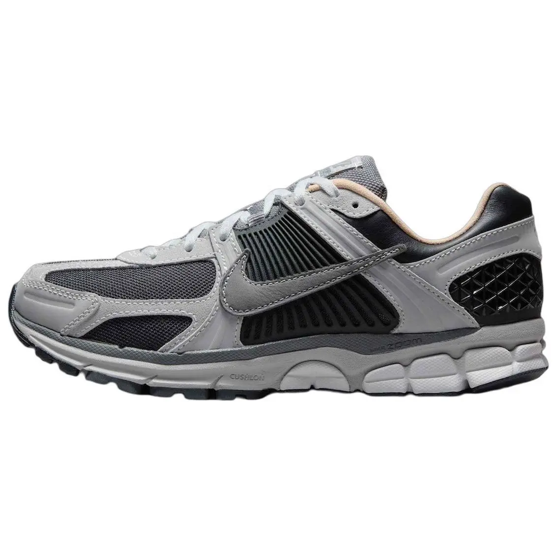 Nike Zoom Vomero 5 Breathable Low top Running Shoes Men's Gray Black