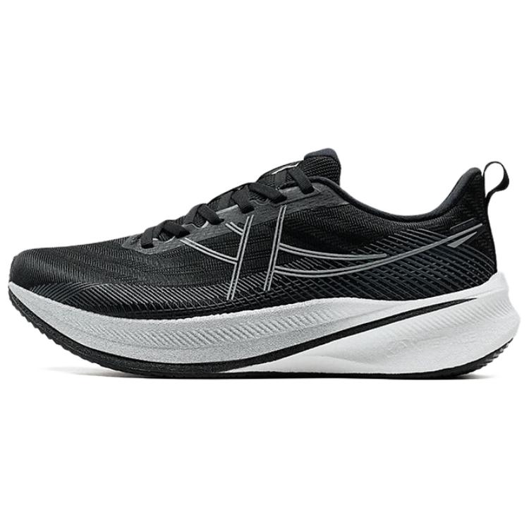 XTEP 360X 2.0 LITE Slip Resistant Coverage Low top Carbon Plate Marathon Racing Running Shoes Men’s Black White