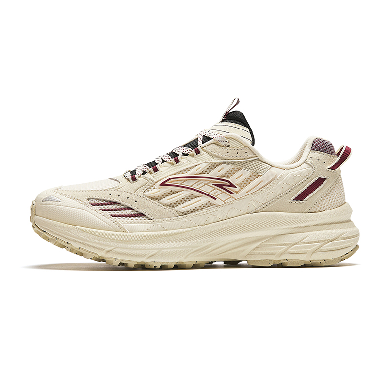 Anta AT957 Comfortable Fabric Cushioning Slip Resistant Abrasion Resistant Low top Casual Running Shoes Men's