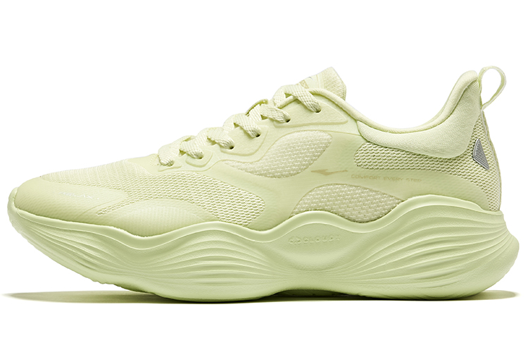 Erke Bao Dan 2.0 Cushioning Abrasion Resistant Cushioning, Wear Resistant Low top Running Shoes Women’s Green