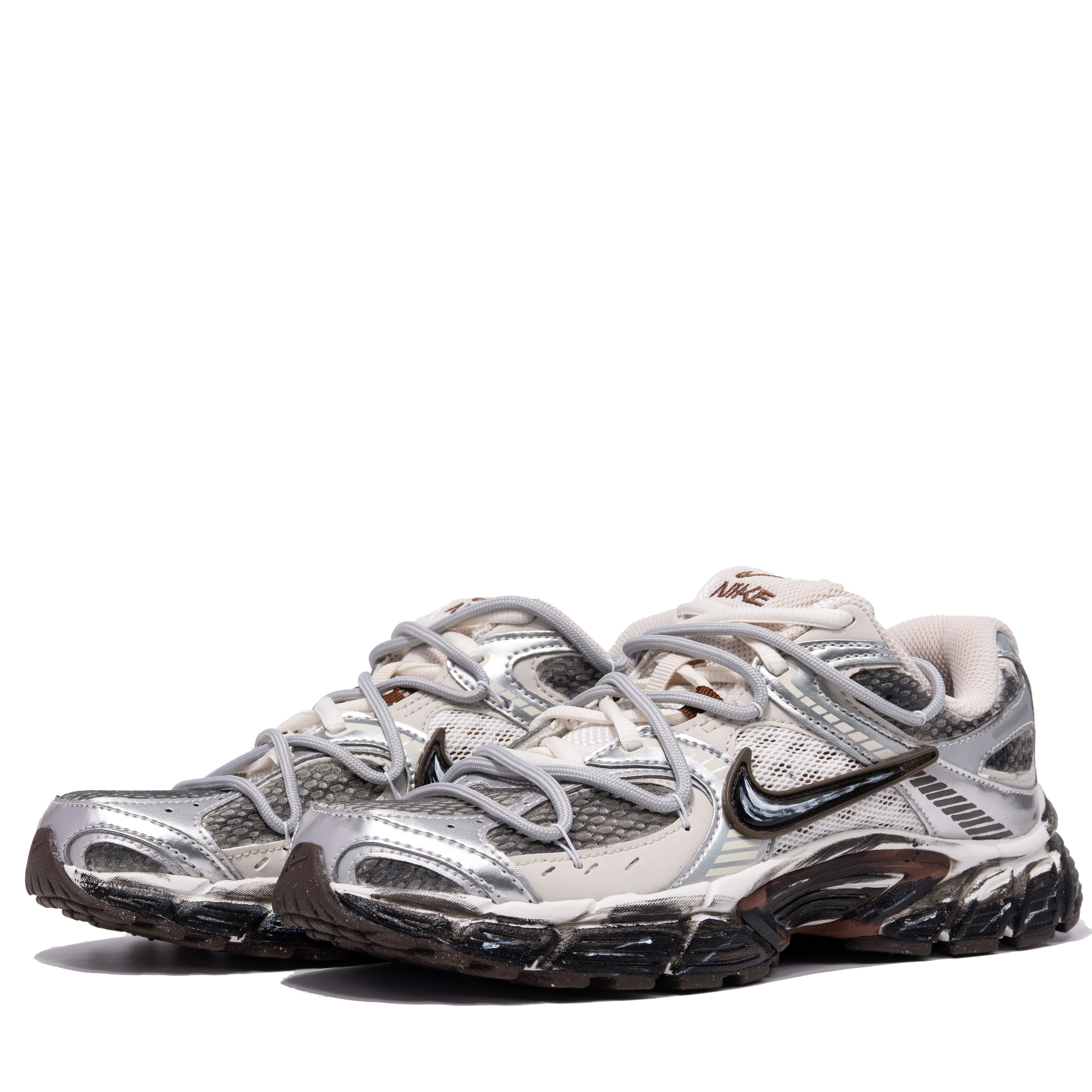 Nike V5 RNR Cushioning, Wear Resistant Low top Casual Running Shoes Women’s Silver Gray