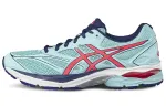 Asics GEL PULSE 8 Textile, Synthetic Leather Low top Running Shoes Women's Blue Red