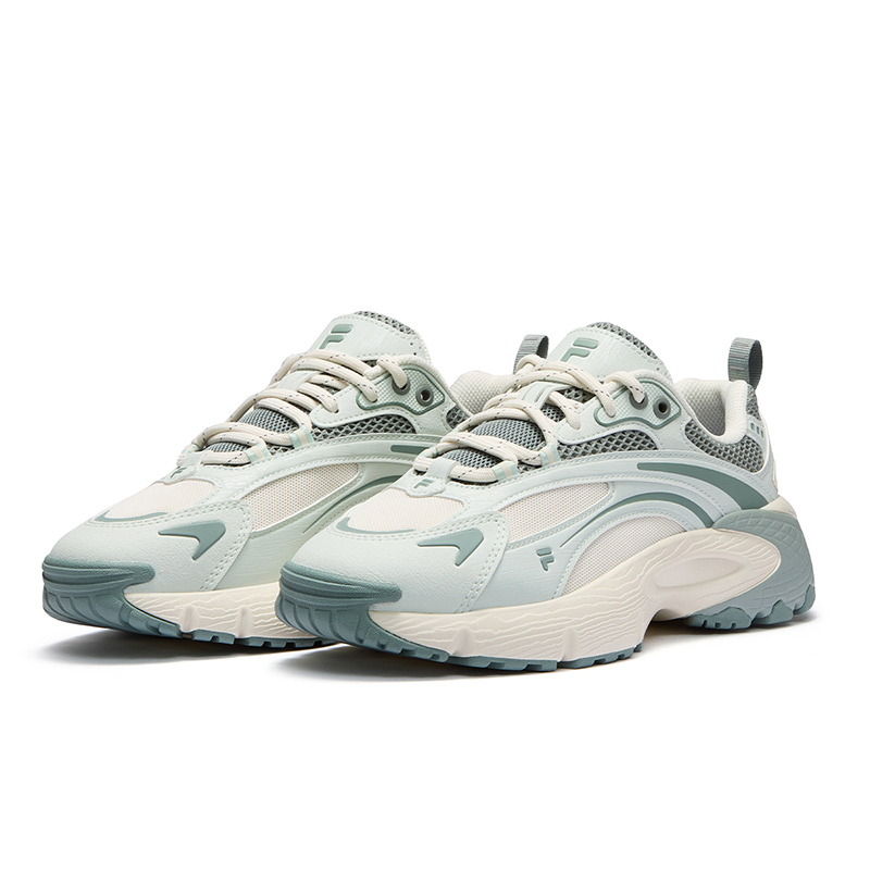 FILA FUSION Cushioning Low top Running Shoes Women’s Milk Green