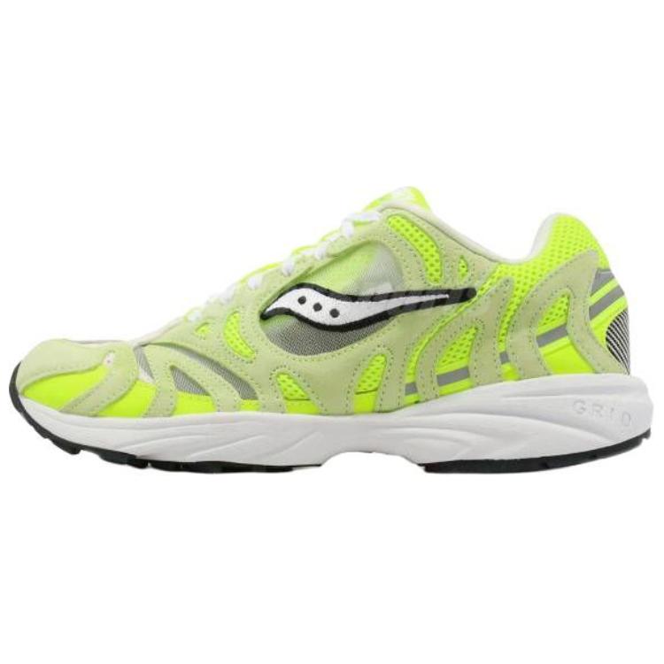 Saucony Grid Azura 2000 Slip Resistant Abrasion Resistant Low top Running Shoes Men’s Yellow