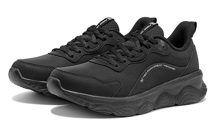 361° Versatile Cushioning Lightweight Abrasion Resistant Low top Running Shoes Men’s Obsidian Black