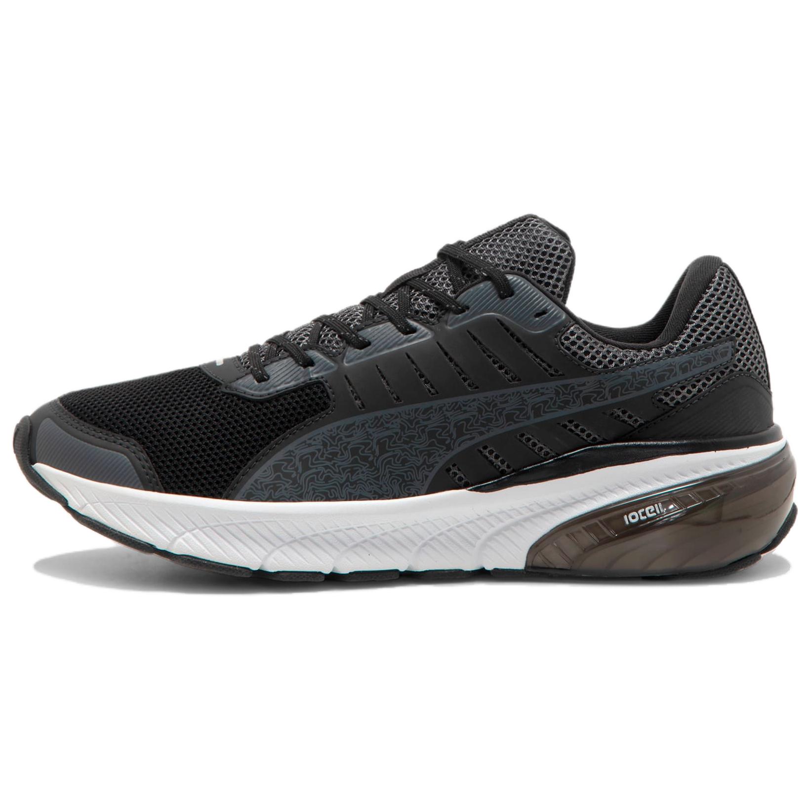 PUMA Cell Glare Slip Resistant And Breathable Low top Casual Running Shoes Unisex Black
