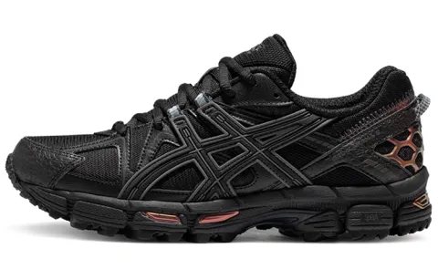 ASICS Gel Kahana 8 Outdoor Textile, Synthetic Leather Low top Running Shoes Women's Black