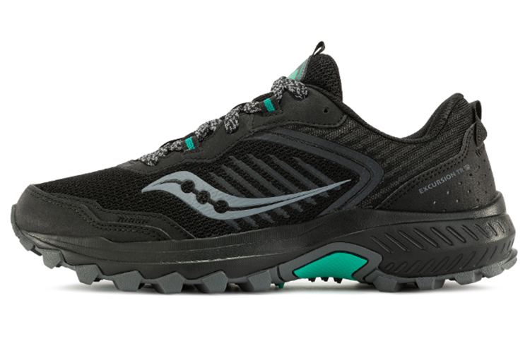 Saucony Excursion Running Shoes Women’s Low Top Black/Blue