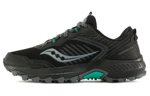 Saucony Excursion Running Shoes Women's Low Top Black/Blue