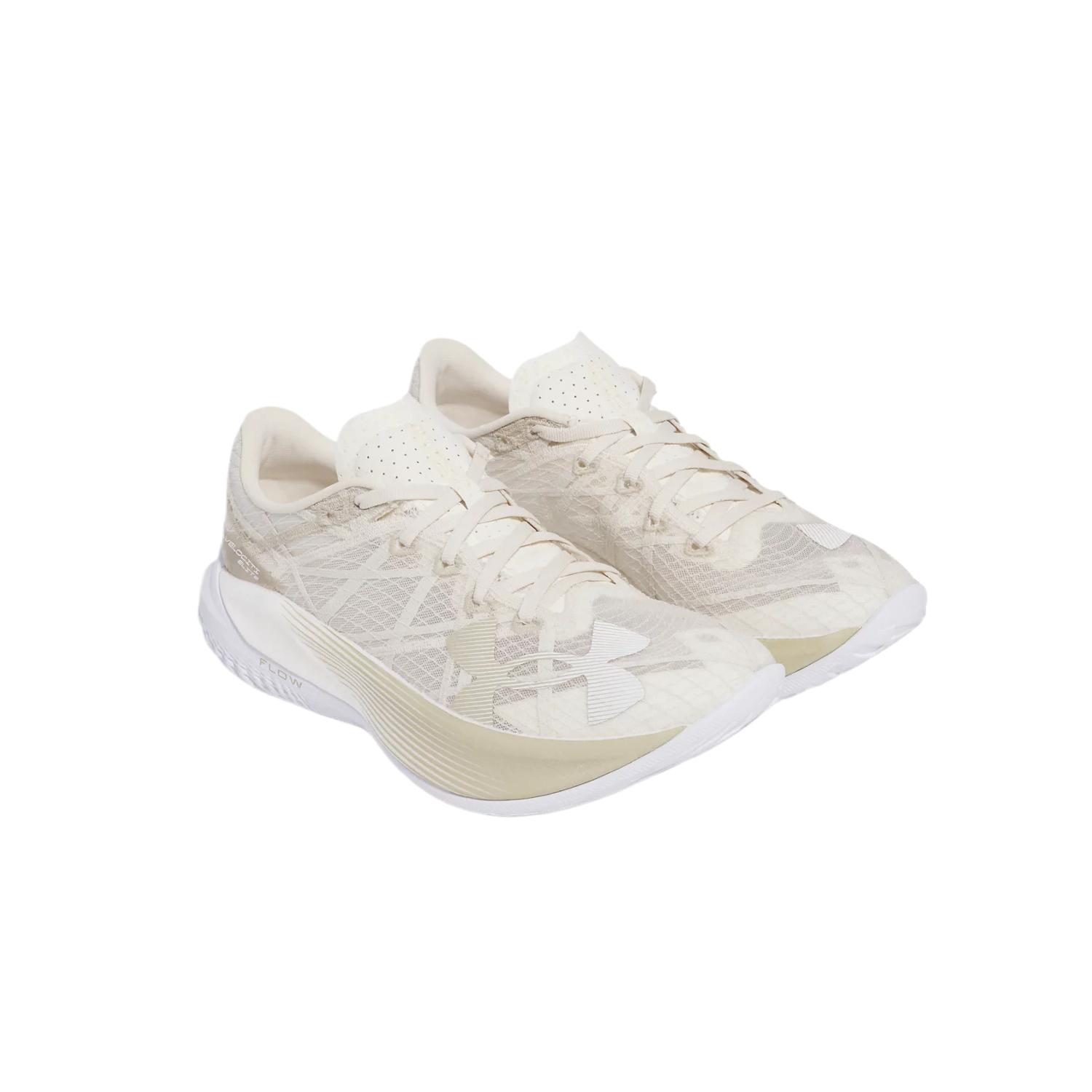 Under Armour Slip Resistant And Breathable Low top Marathon Running Shoes Unisex Beige