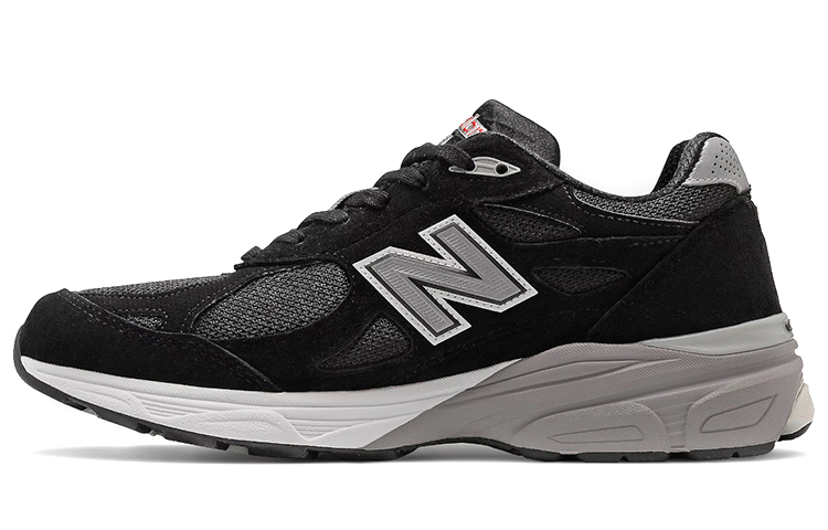 New Balance NB 990 V3 Retro Fabric Artificial Leather Pigskin Low-top Casual Urban Commuting Running Shoes Men and Women Same Style Black
