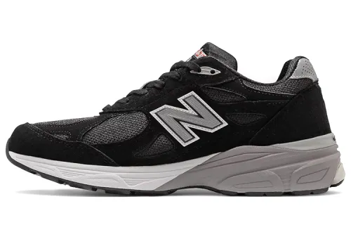New Balance NB 990 V3 Retro Fabric Artificial Leather Pigskin Low-top Casual Urban Commuting Running Shoes Men and Women Same Style Black
