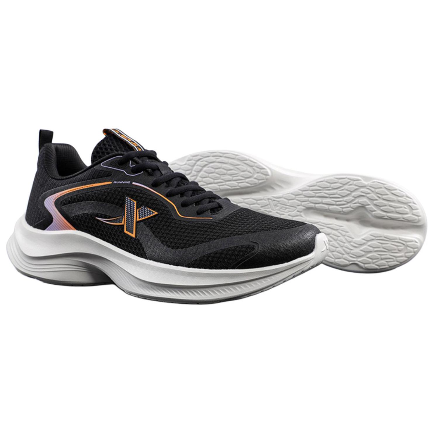 XTEP Cushioning Lightweight Low top Casual Running Shoes Men’s Black