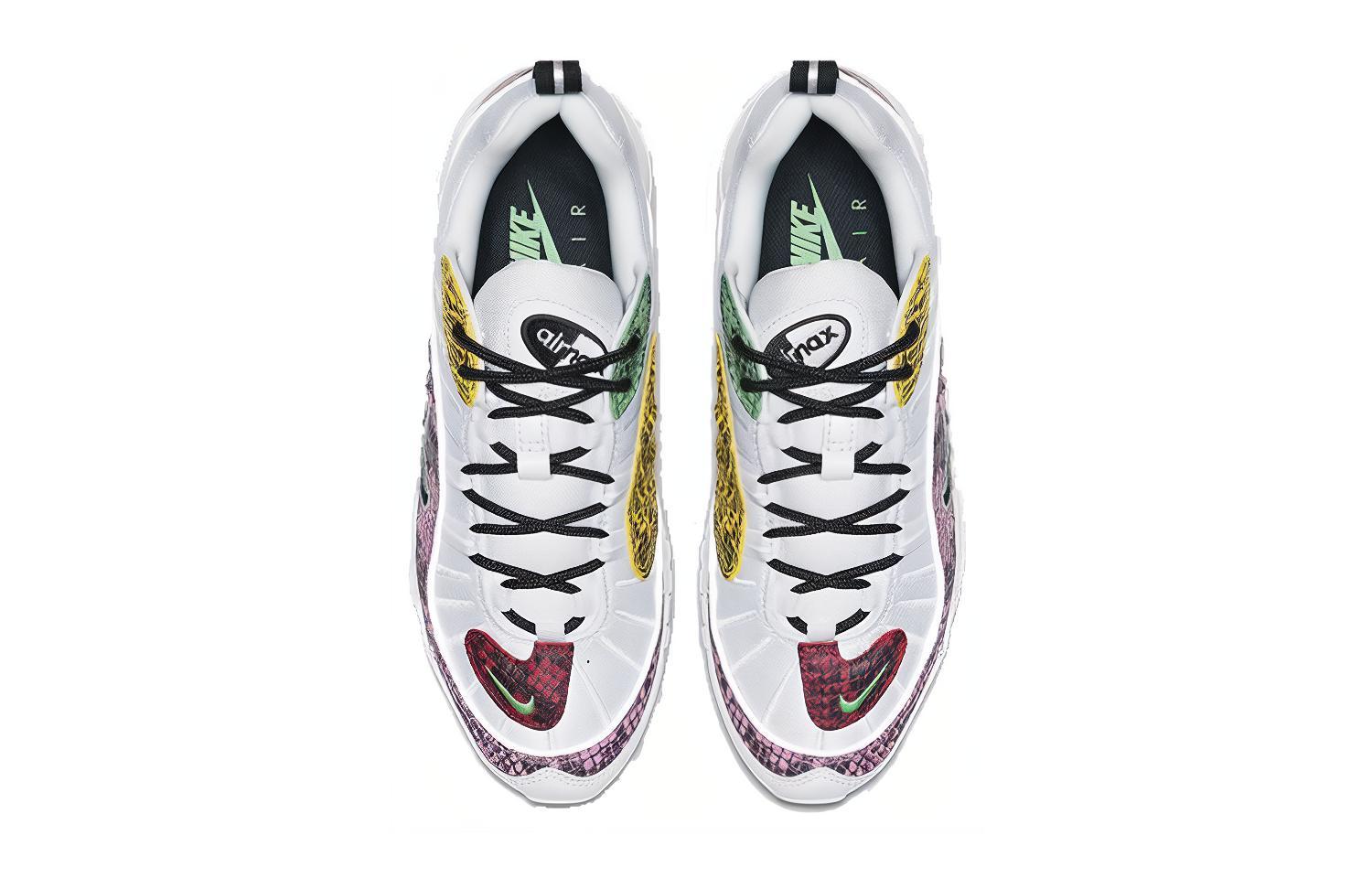Женские кроссовки Nike Air Max 98 "Snakeskin" (белые) — Белый — фото 4
