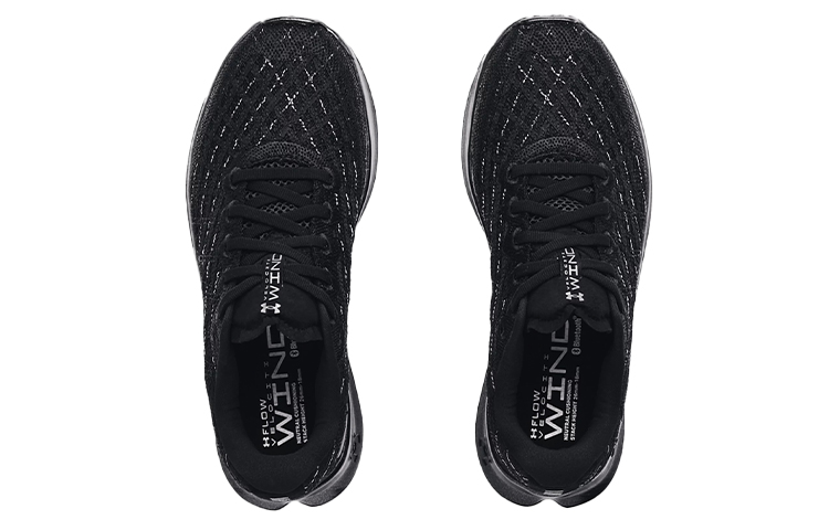 Женские кроссовки Under Armour Flow Velociti Wind (черные) — фото 4
