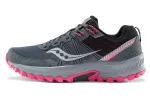 Saucony Excursion Running Shoes Women's Low Top Gray/Pink