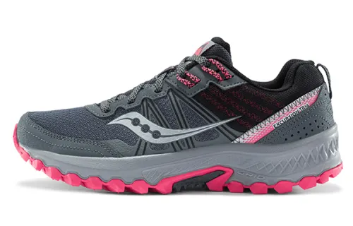 Saucony Excursion Running Shoes Women's Low Top Gray/Pink
